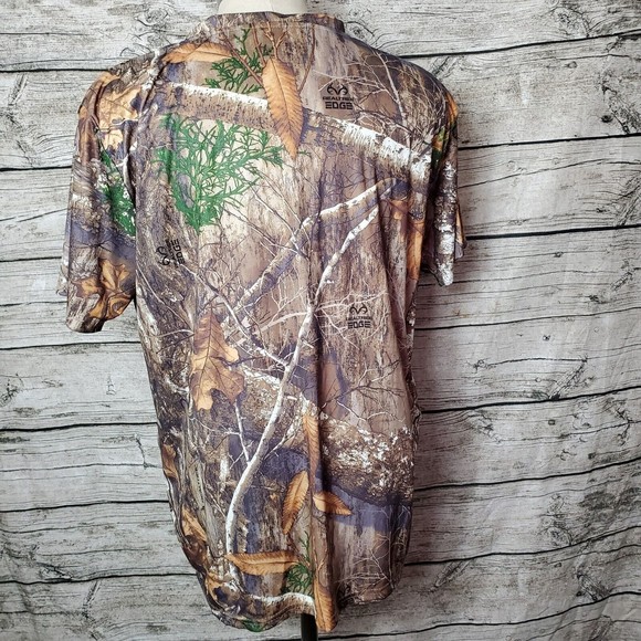 Realtree Edge Staghorn Creek camo hunting t shirt, Size XL - Picture 3 of 6